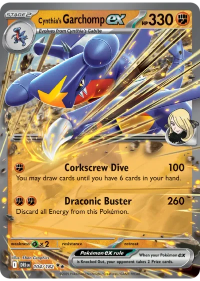 Cynthia's Garchomp ex