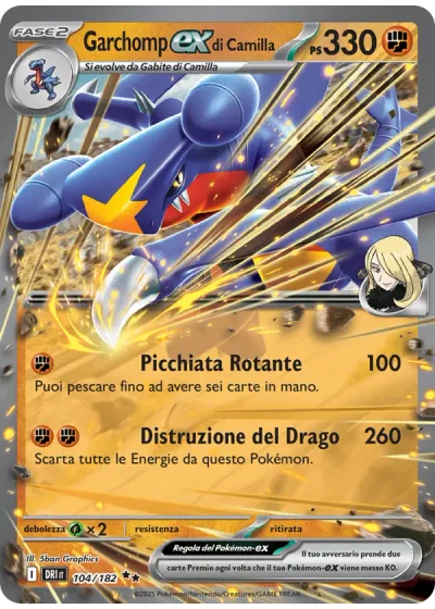 Garchomp-ex di Camilla