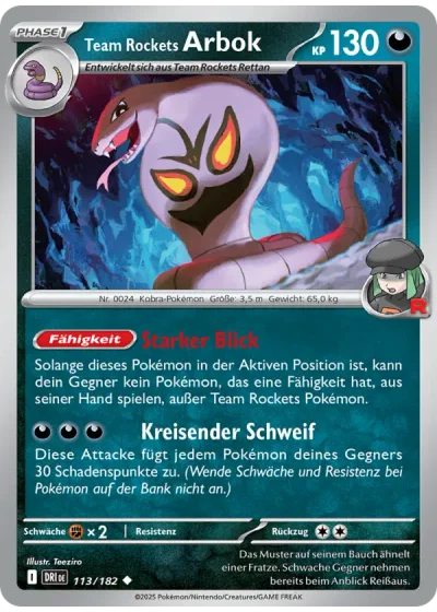 Team Rockets Arbok