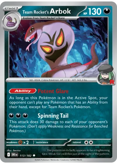 Team Rocket's Arbok