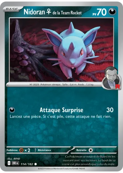 Nidoran♀ de la Team Rocket
