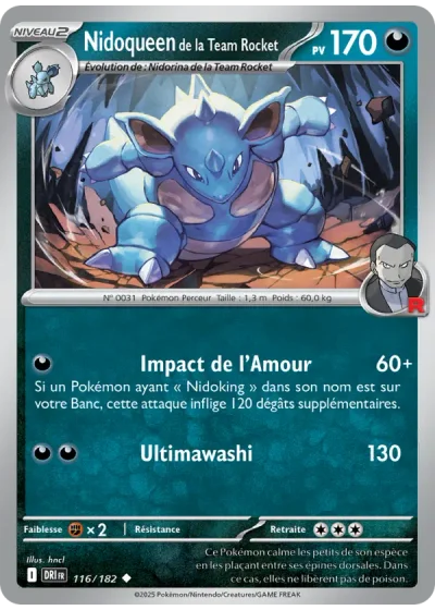 Nidoqueen de la Team Rocket