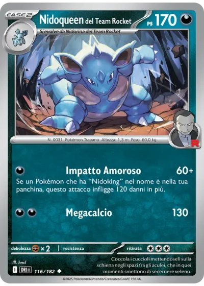 Nidoqueen del Team Rocket
