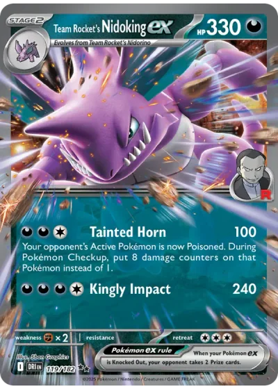 Team Rocket's Nidoking ex