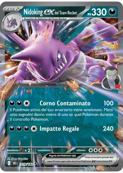 Nidoking-ex del Team Rocket