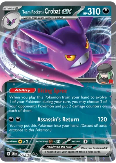 Team Rocket's Crobat ex