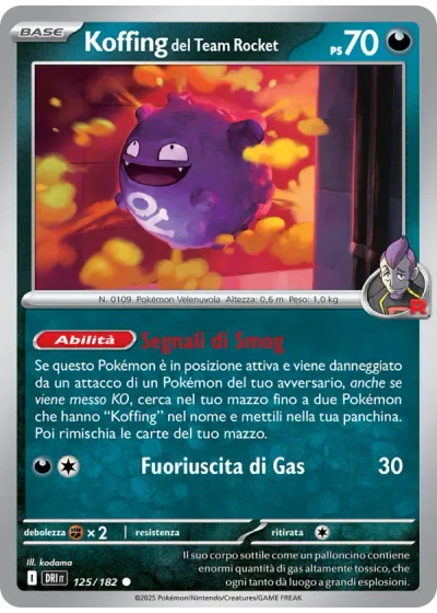 Koffing del Team Rocket