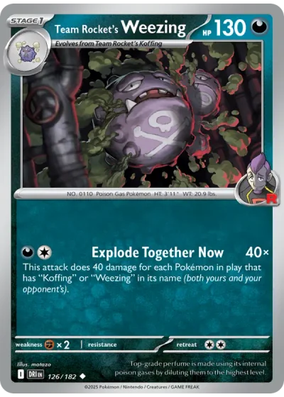 Team Rocket's Weezing