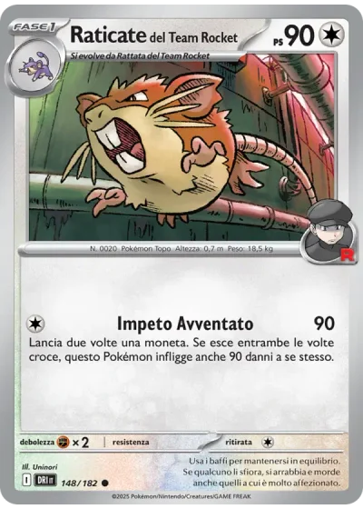 Raticate del Team Rocket