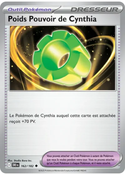 Poids Pouvoir de Cynthia