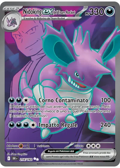 Nidoking-ex del Team Rocket
