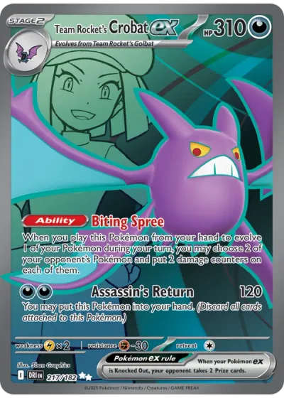Team Rocket's Crobat ex
