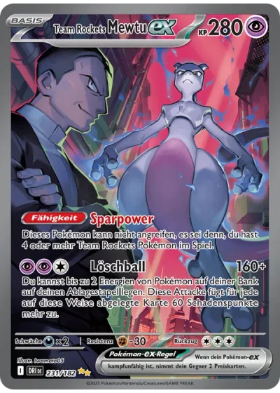 Team Rockets Mewtu-ex
