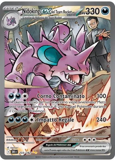 Nidoking-ex del Team Rocket