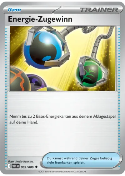 Energie-Zugewinn