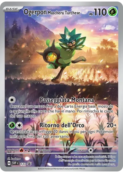 Ogerpon Maschera Turchese