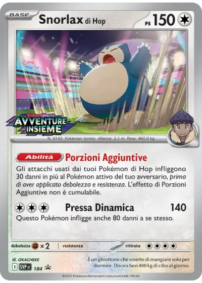 Snorlax di Hop