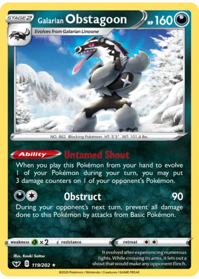 Galarian Obstagoon