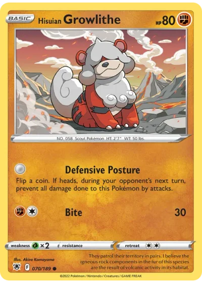 Hisuian Growlithe