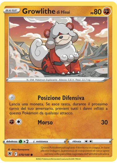 Growlithe di Hisui