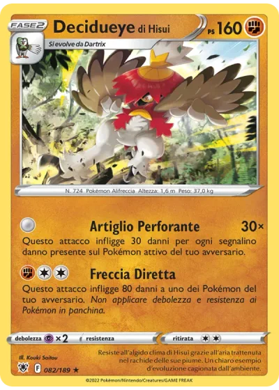 Decidueye di Hisui