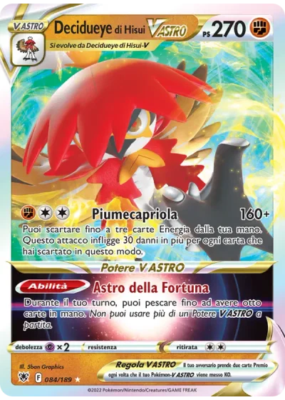 Decidueye di Hisui V ASTRO