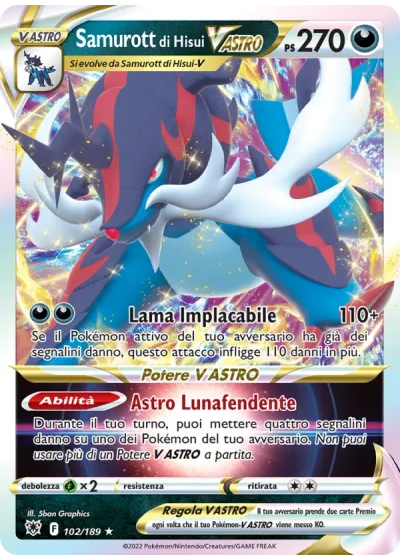 Samurott di Hisui V ASTRO