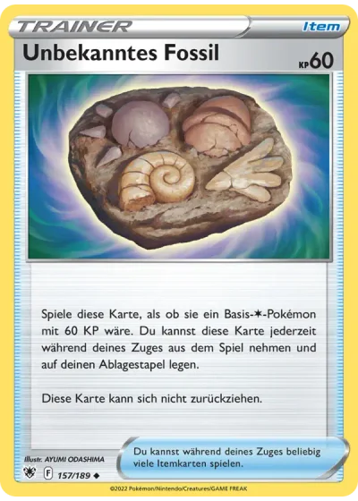 Unbekanntes Fossil