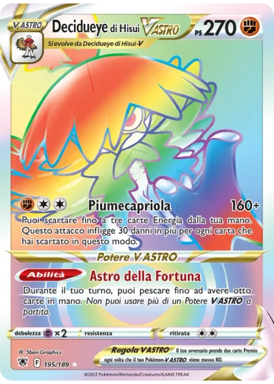 Decidueye di Hisui V ASTRO