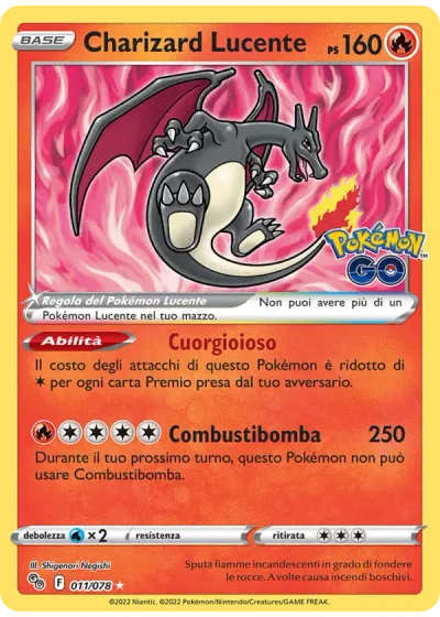 Charizard Lucente