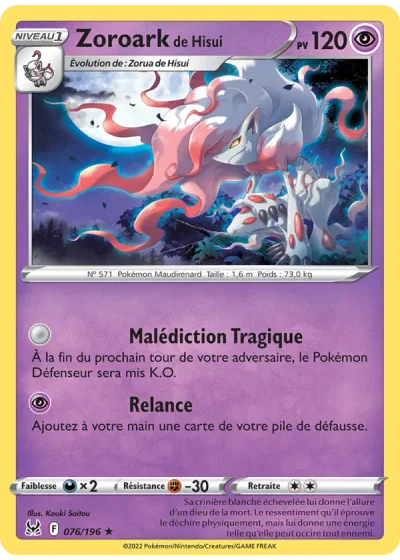 Zoroark de Hisui