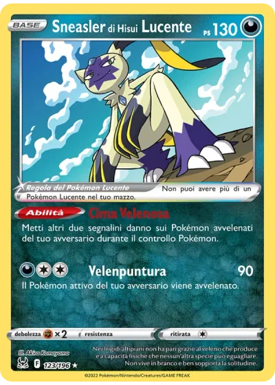 Sneasler di Hisui Lucente