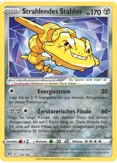 Strahlendes Stahlos