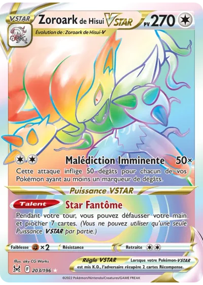 Zoroark de Hisui VSTAR