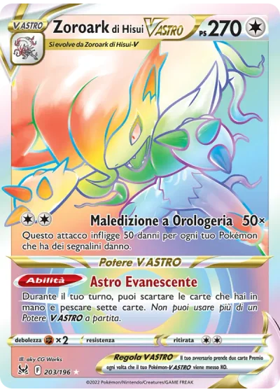Zoroark di Hisui V ASTRO
