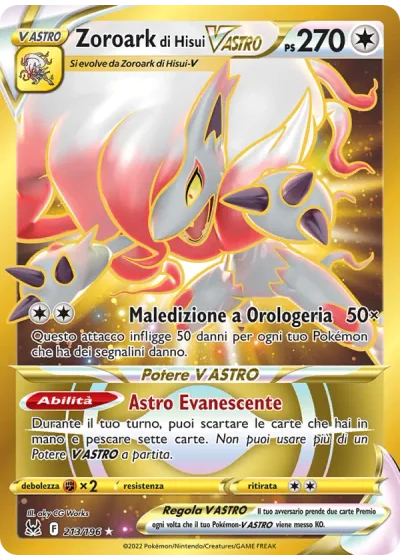 Zoroark di Hisui V ASTRO