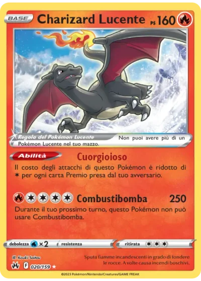 Charizard Lucente