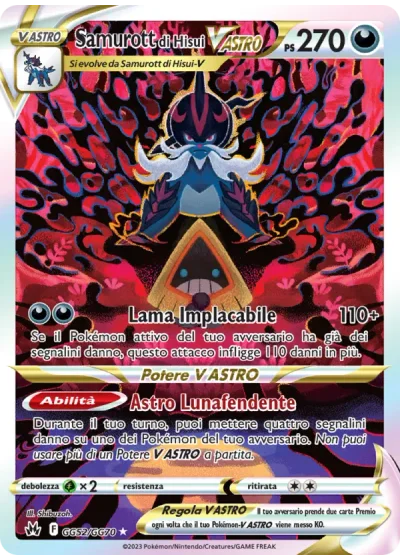 Samurott di Hisui V ASTRO