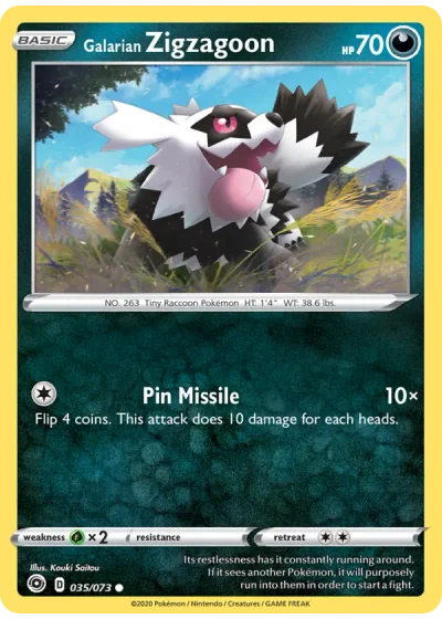 Galarian Zigzagoon