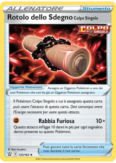Rotolo dello Sdegno Colpo Singolo