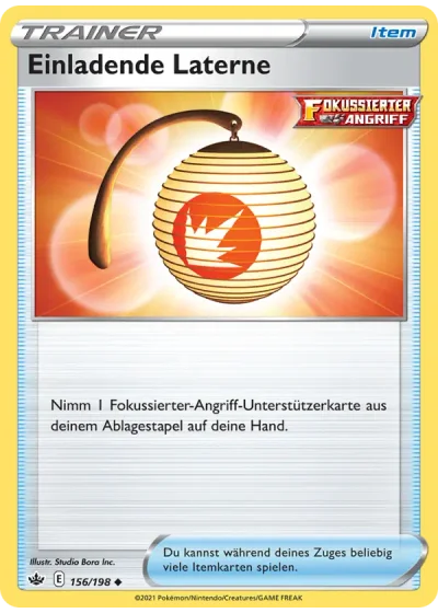 Einladende Laterne