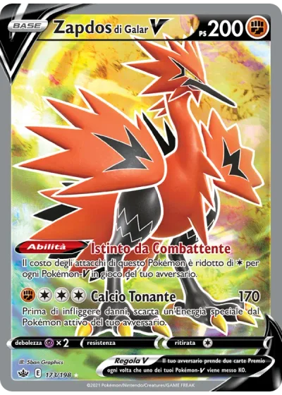 Zapdos di Galar V