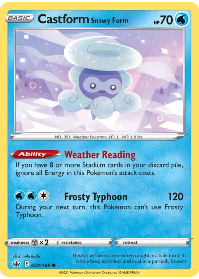 Castform Snowy Form