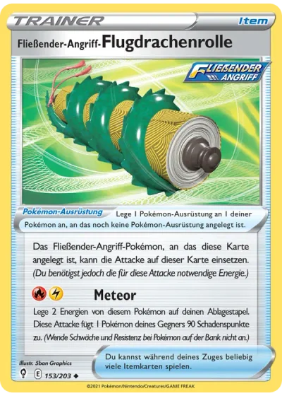 Fließender-Angriff-Flugdrachenrolle