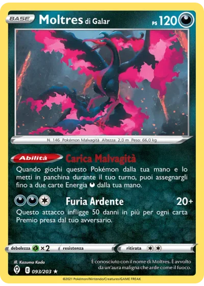Moltres di Galar