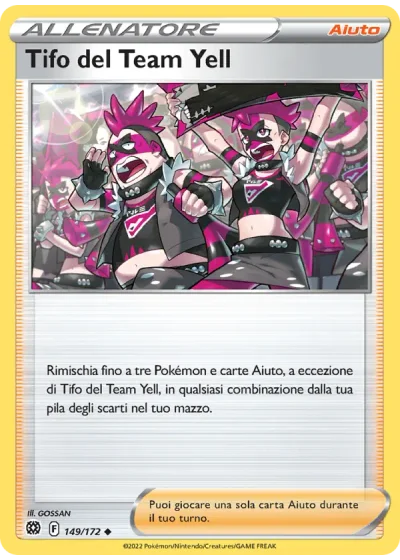Tifo del Team Yell