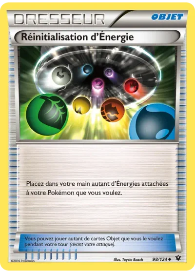 Réinitialisation d'Énergie