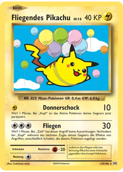Fliegendes Pikachu