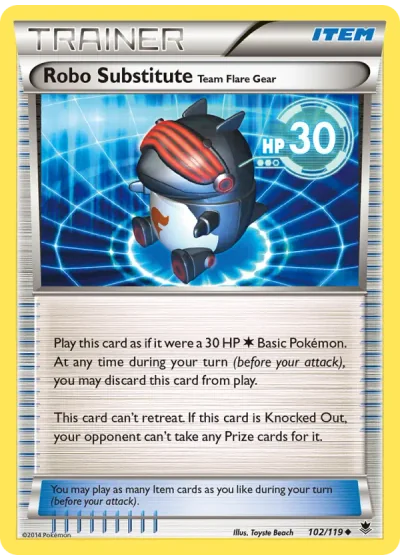 Robo Substitute Team Flare Gear