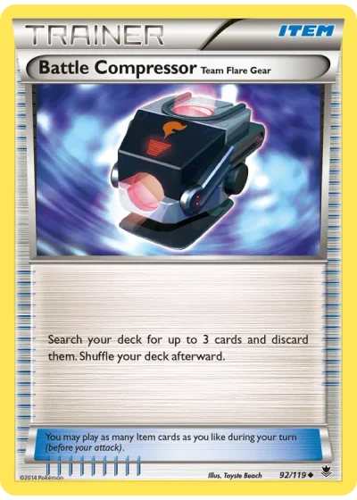 Battle Compressor Team Flare Gear